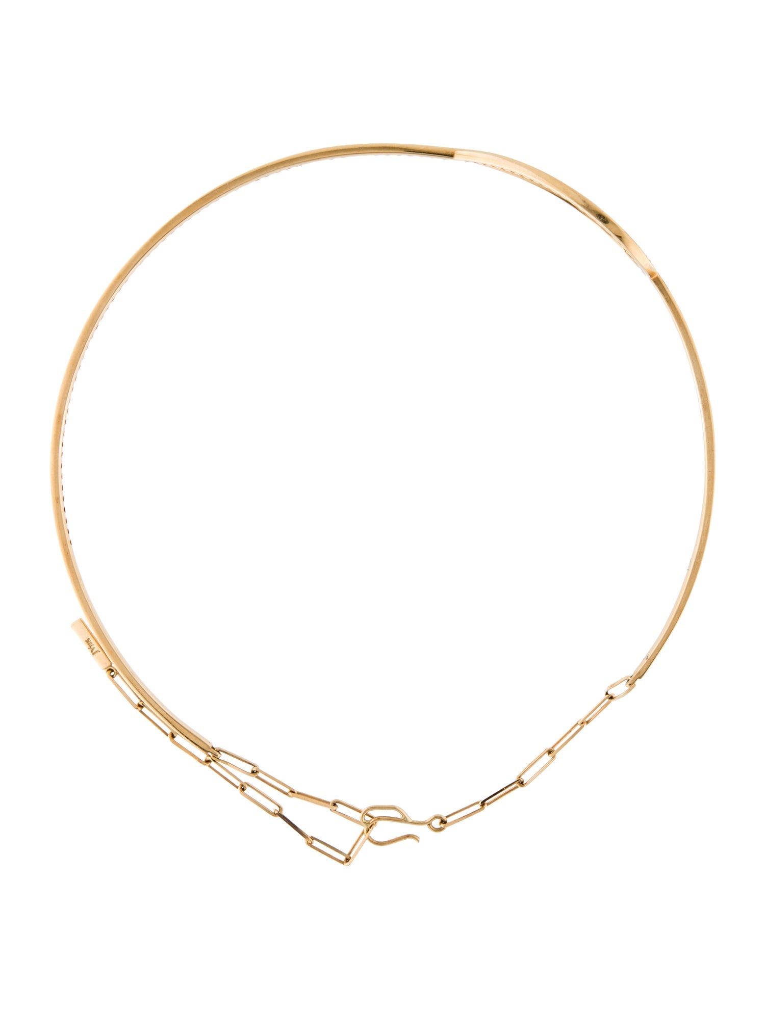 Jack Vartanian 18K 1.83ctw Diamond Drop Choker Necklace