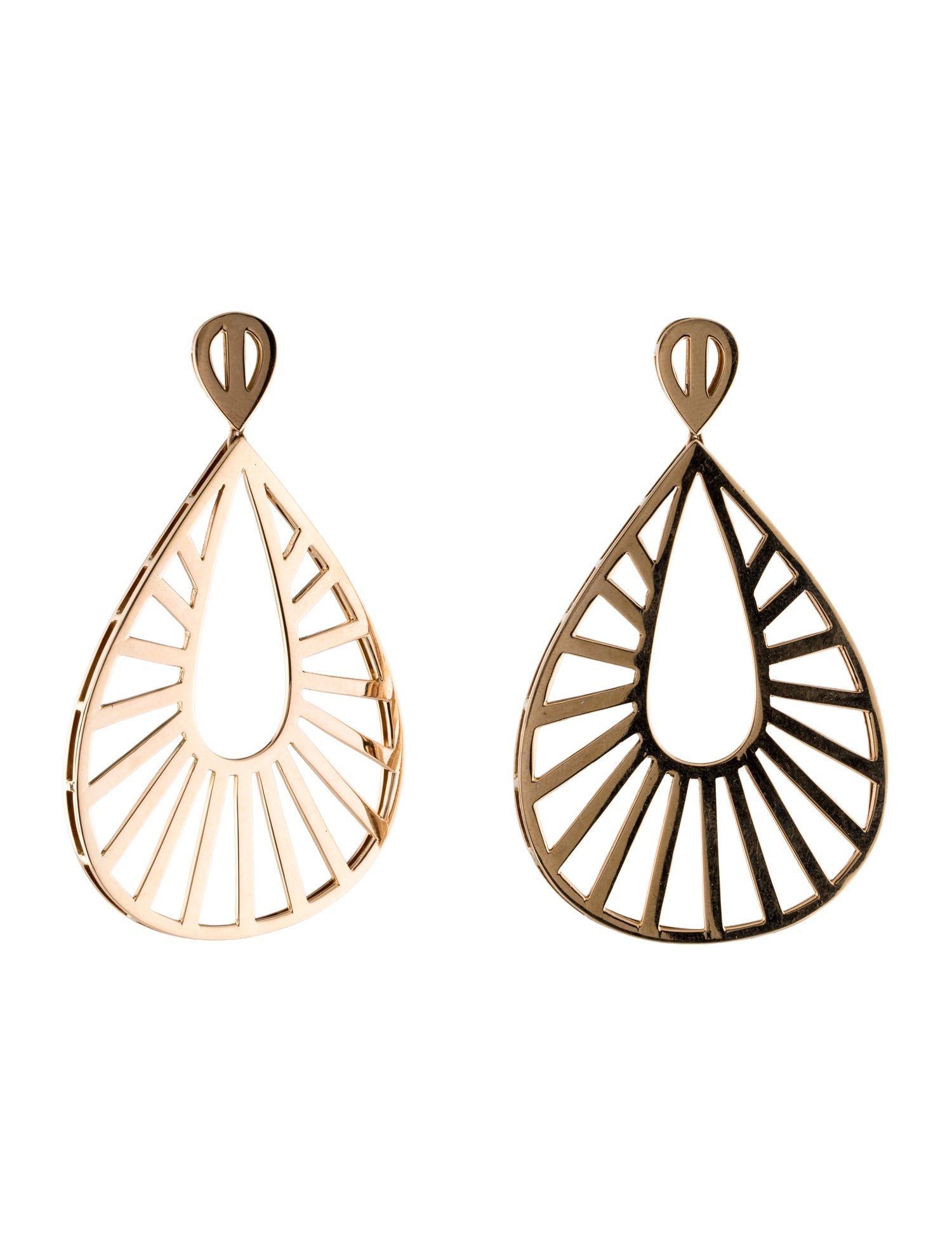 Jack Vartanian 18K Teardrop Drop Earrings