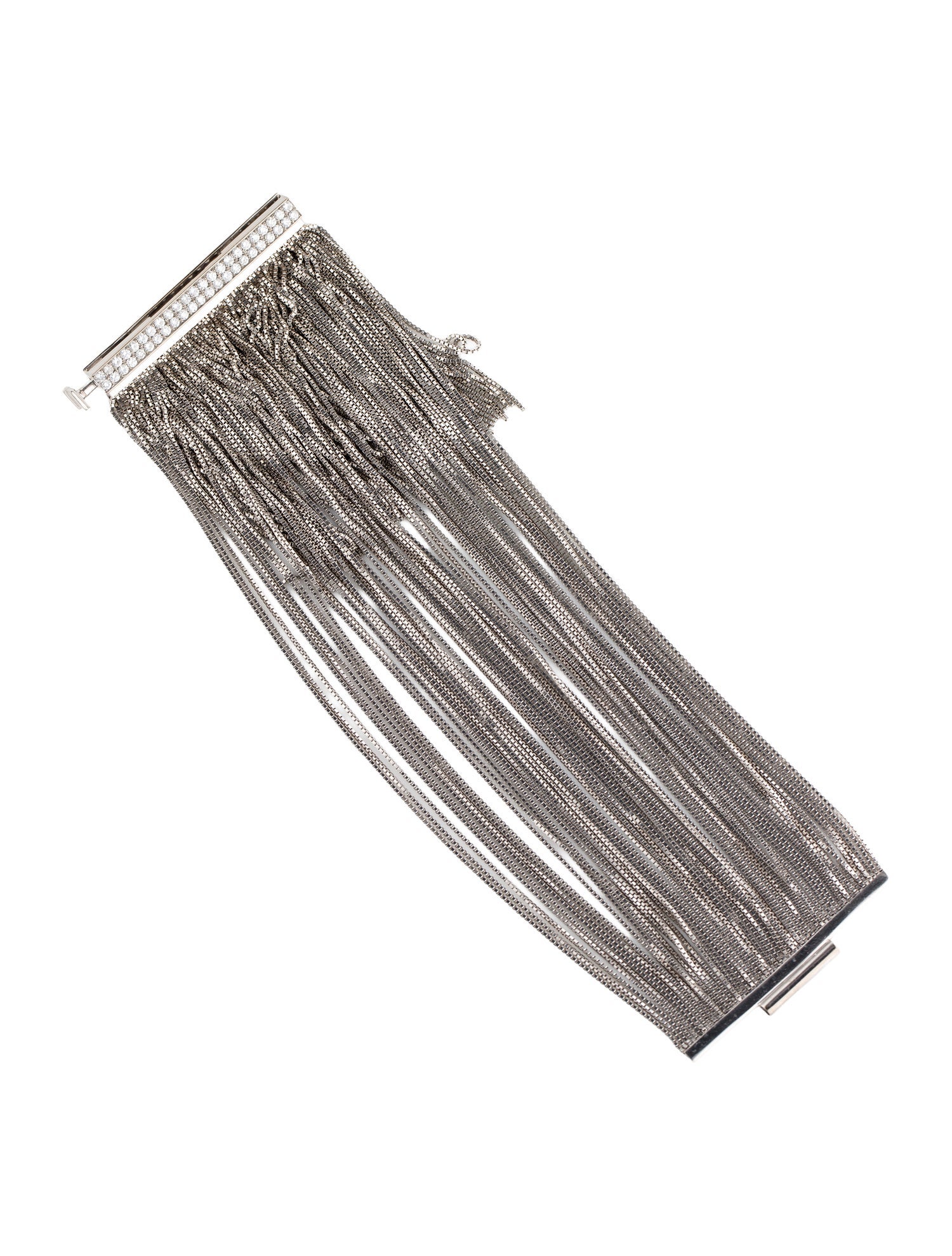 Jack Vartanian 18K 1.38ctw Diamond Fringe Bracelet