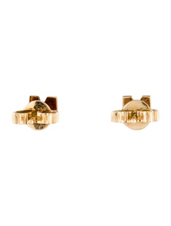 Jack Vartanian 18K Initial 'M' Stud Earrings