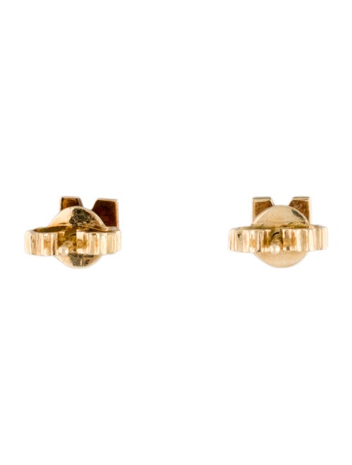Jack Vartanian 18K Initial 'M' Stud Earrings