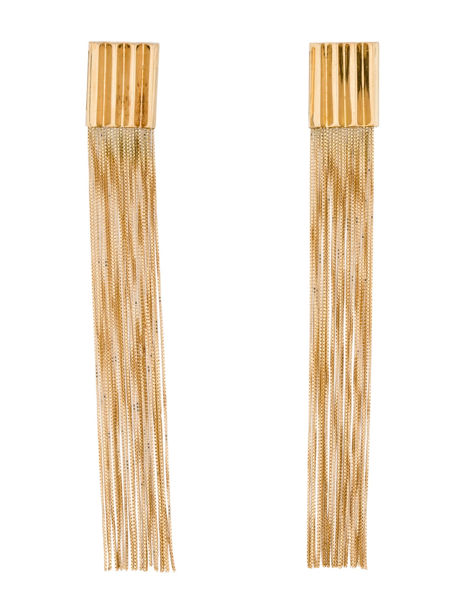 Jack Vartanian 18K Fringe Drop Earrings