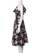Jason Wu Collection Floral Print Midi Length Dress