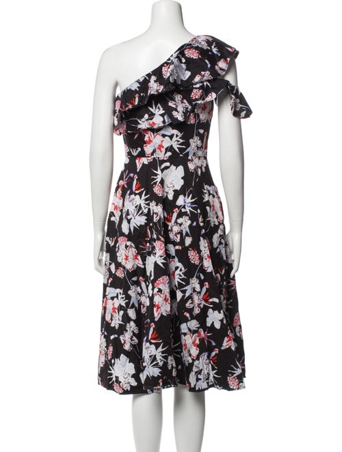 Jason Wu Collection Floral Print Midi Length Dress