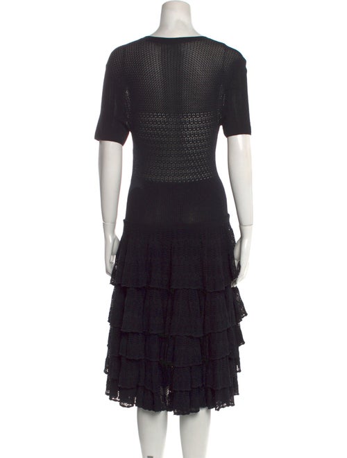 Jason Wu Collection Scoop Neck Midi Length Dress