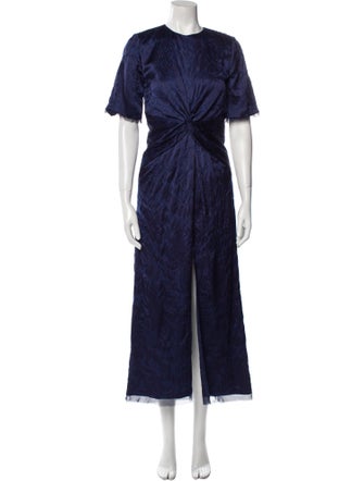 Jason Wu Collection Crew Neck Long Dress