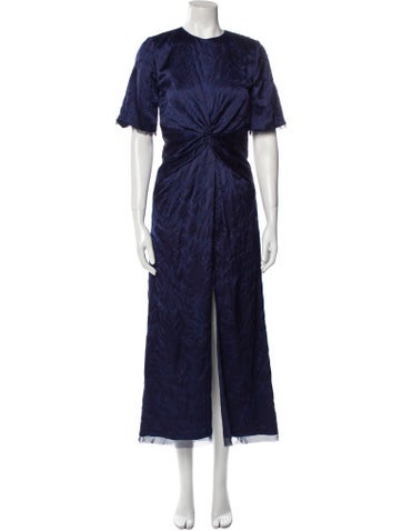 Jason Wu Collection Dresses Crew Neck Long Dress Petite
