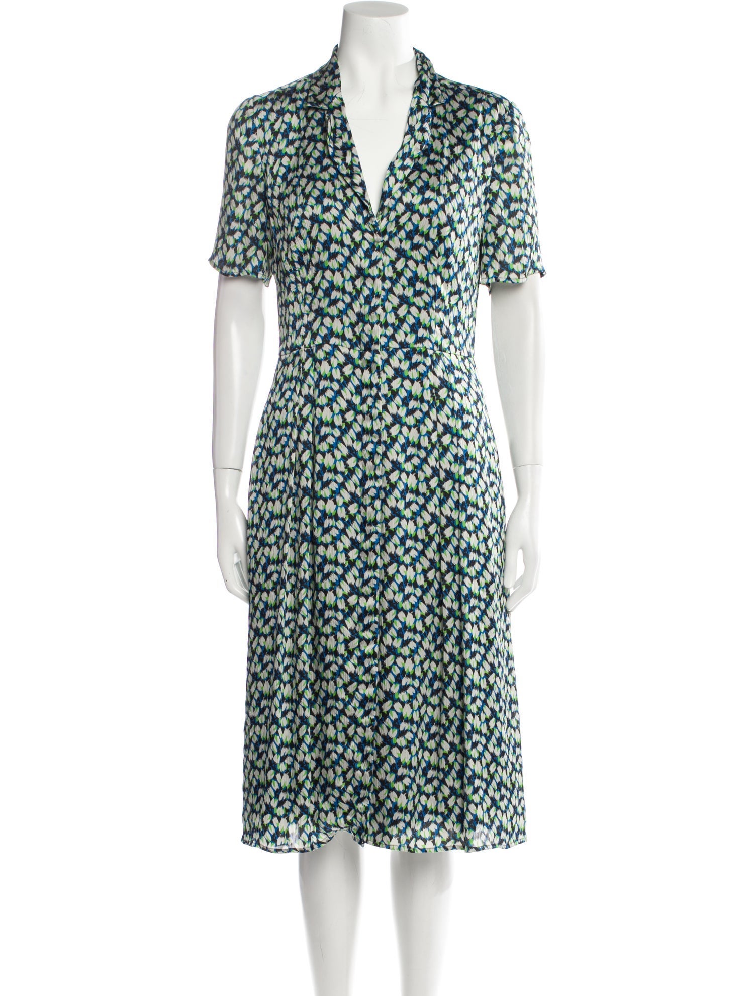 Jason Wu Collection Printed Midi Length Dress