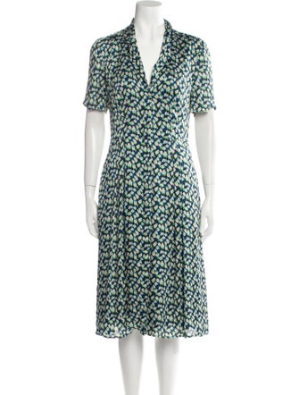 Jason Wu Collection Printed Midi Length Dress