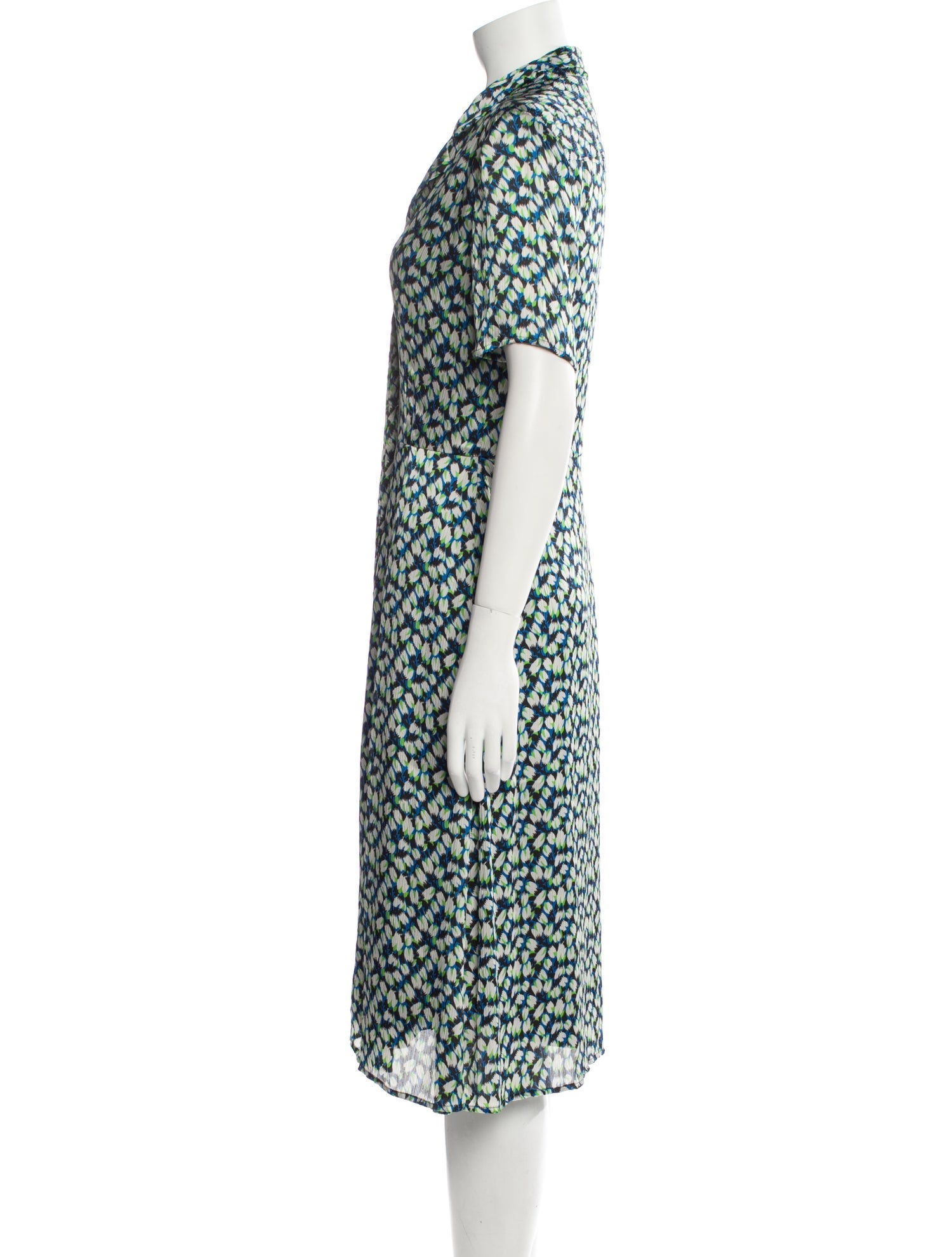 Jason Wu Collection Printed Midi Length Dress