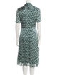 Jason Wu Collection Printed Midi Length Dress