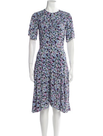Jason Wu Collection Dresses Floral Print Knee-Length Dress US 0 | XS