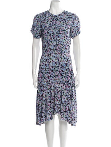 Jason Wu Collection Dresses Floral Print Knee-Length Dress US 6 | M