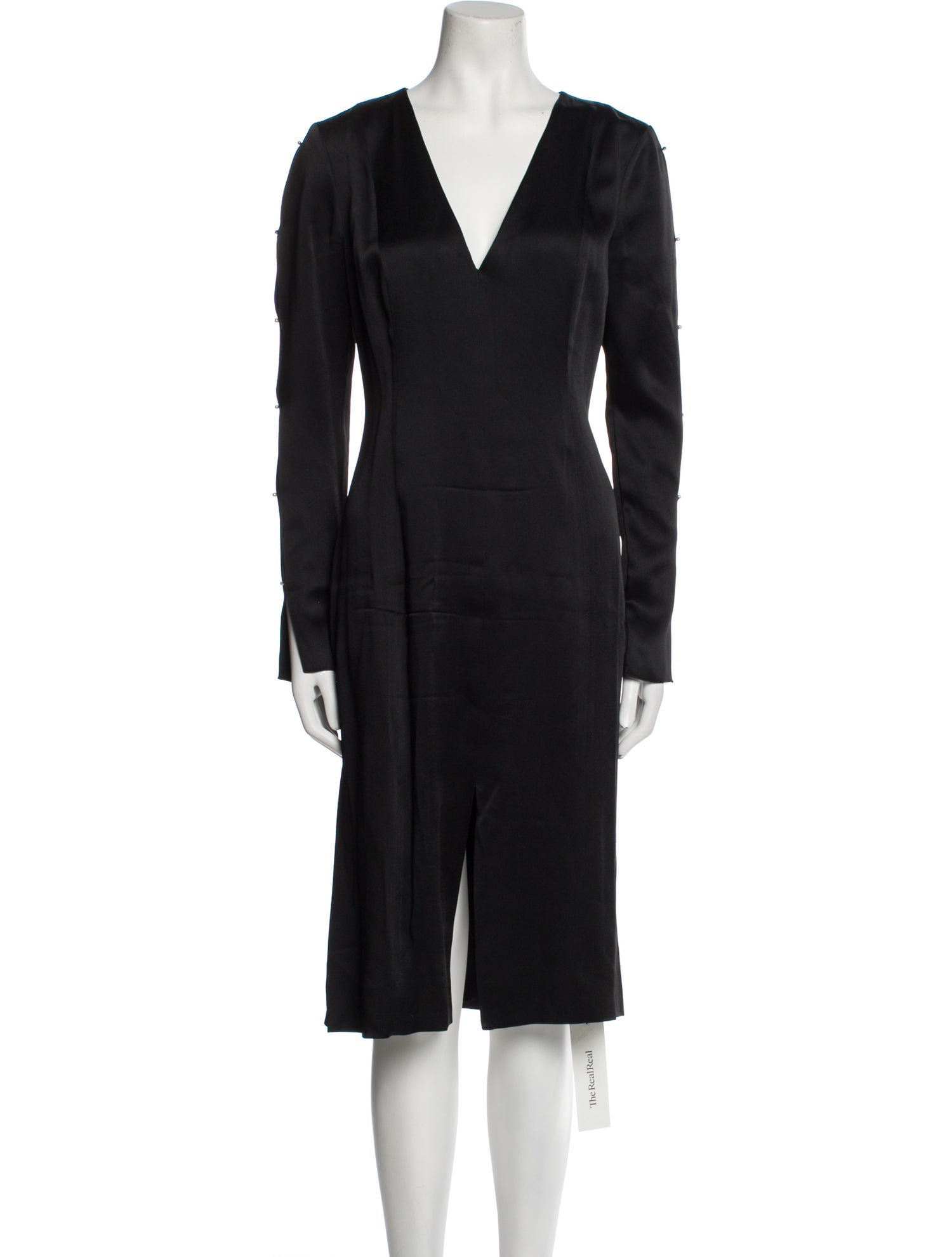 Jason Wu Collection V-Neck Midi Length Dress