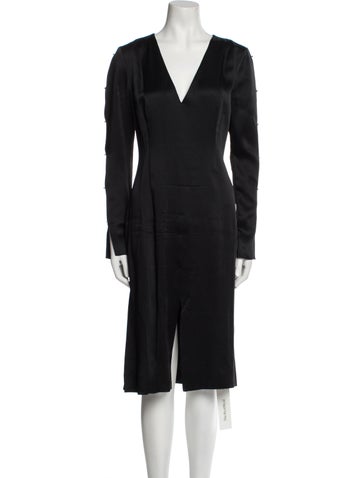 Jason Wu Collection Dresses V-Neck Midi Length Dress XS