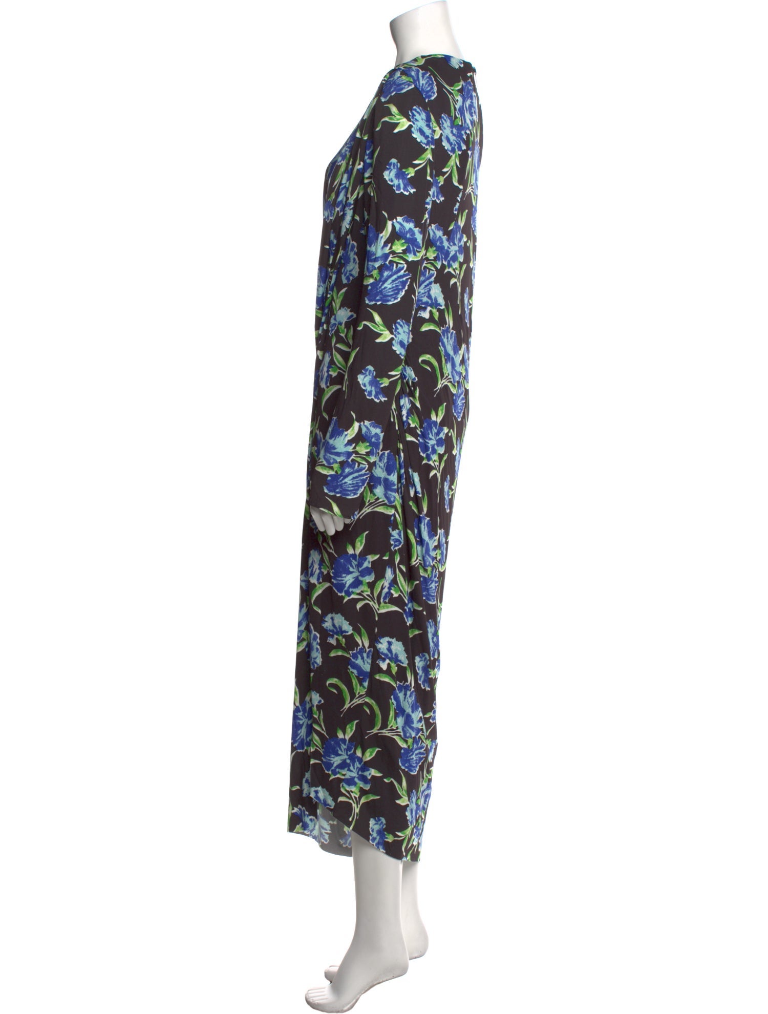 Jason Wu Collection Floral Print Long Dress
