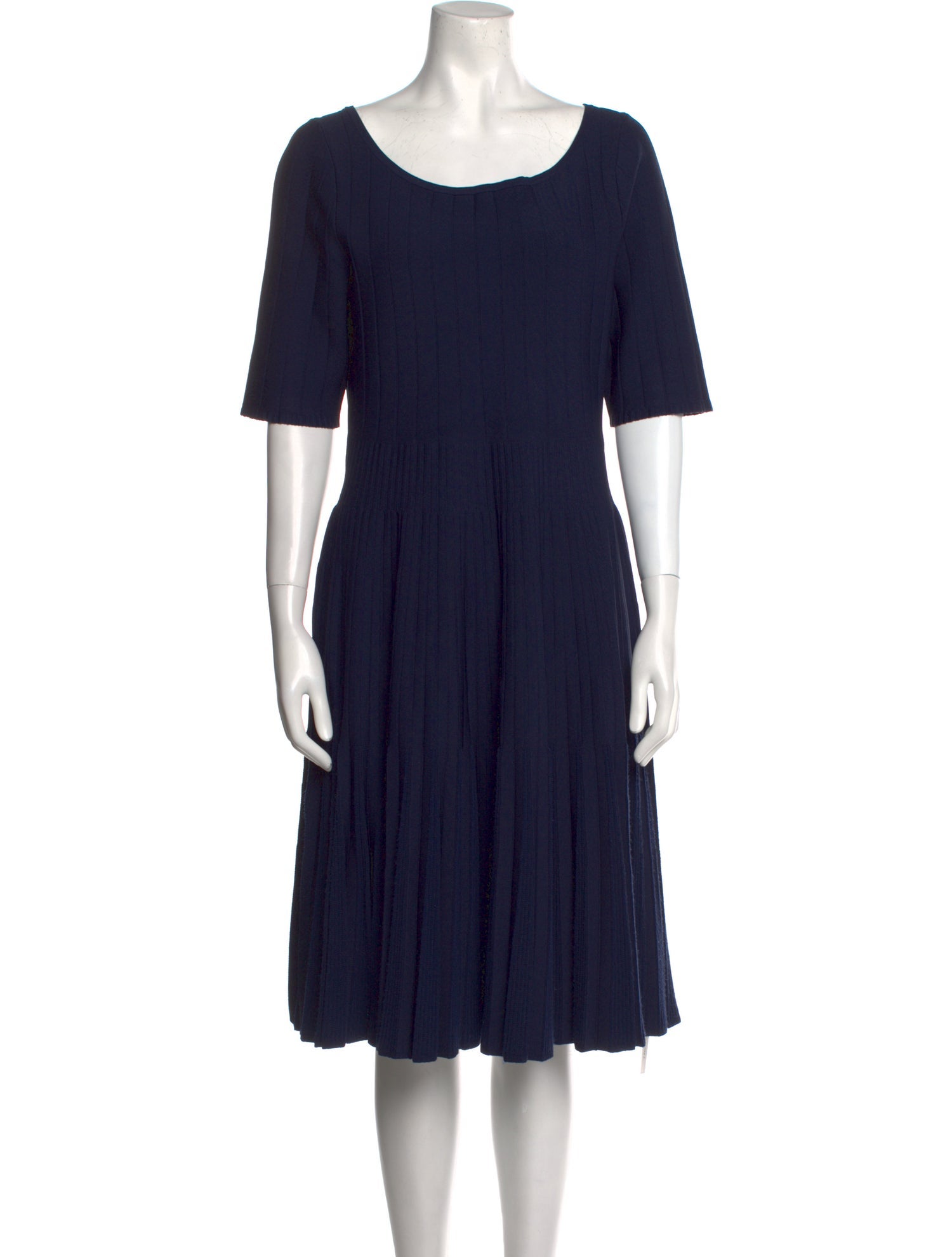 Jason Wu Collection Scoop Neck Midi Length Dress