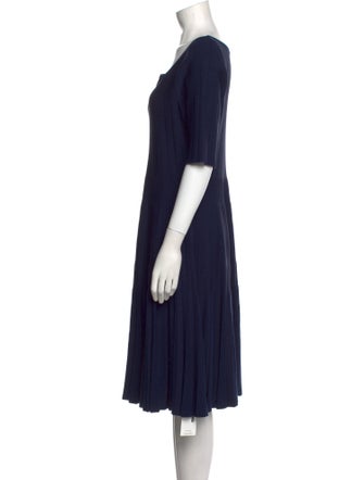 Jason Wu Collection Scoop Neck Midi Length Dress