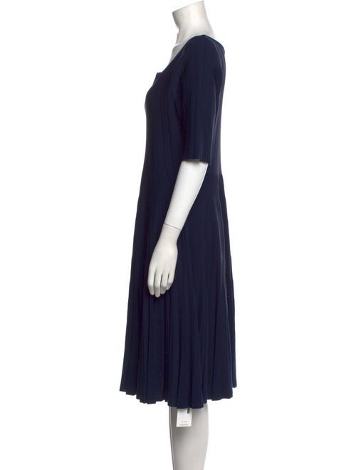 Jason Wu Collection Scoop Neck Midi Length Dress