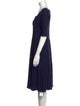 Jason Wu Collection Scoop Neck Midi Length Dress