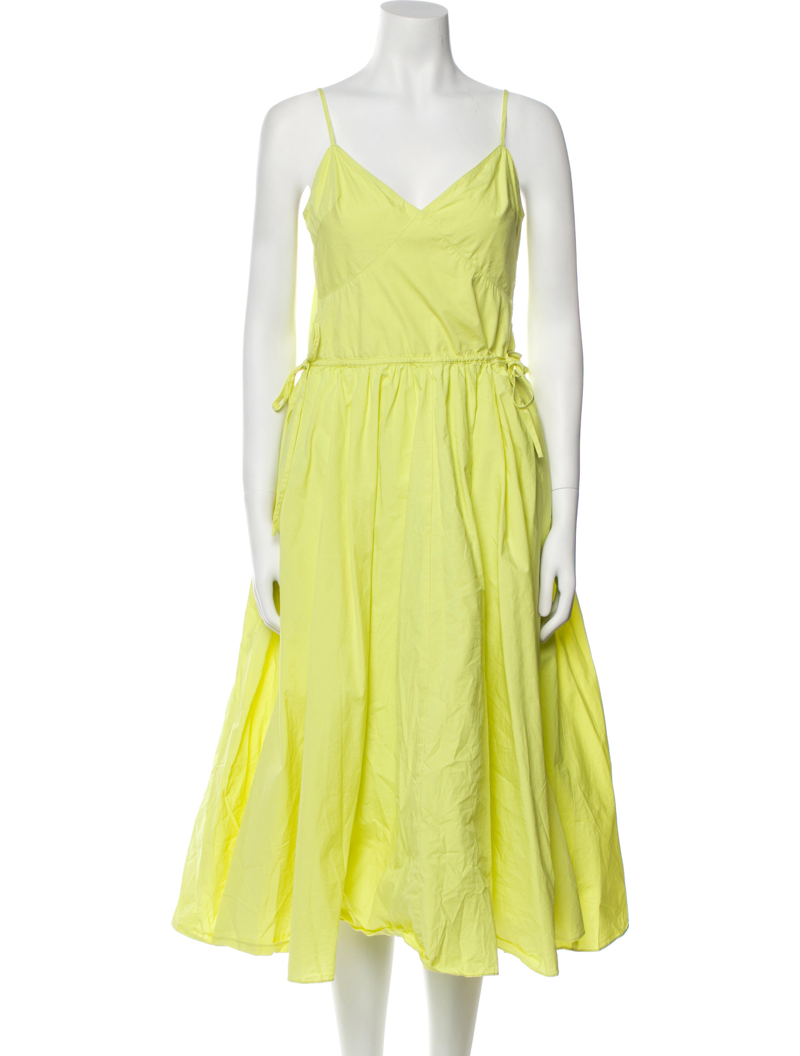 Jason Wu Collection V-Neck Midi Length Dress