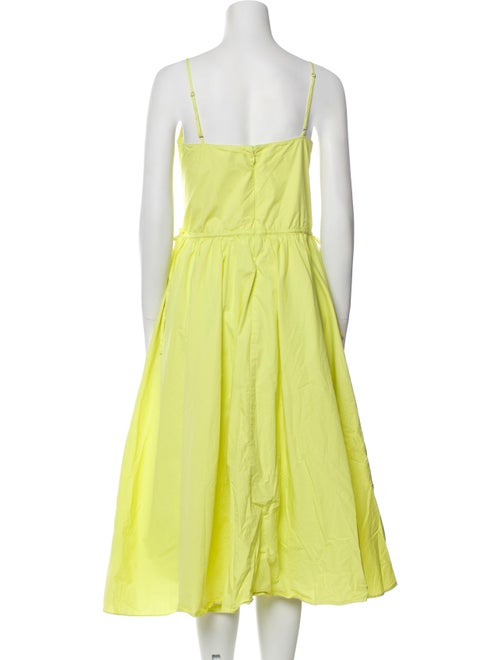 Jason Wu Collection V-Neck Midi Length Dress