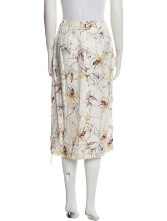 Jason Wu Collection Silk Midi Length Skirt