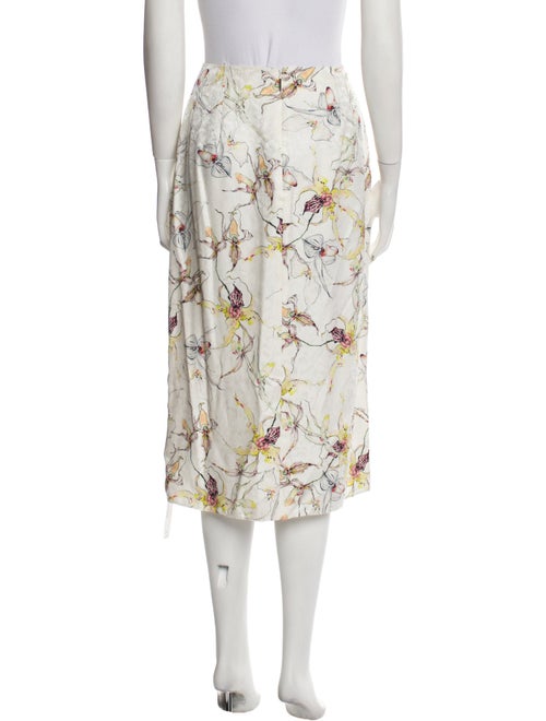 Jason Wu Collection Silk Midi Length Skirt