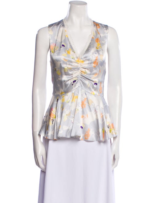 Jason Wu Collection Silk Printed Blouse