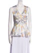Jason Wu Collection Silk Printed Blouse