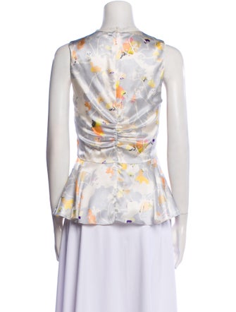 Jason Wu Collection Silk Printed Blouse