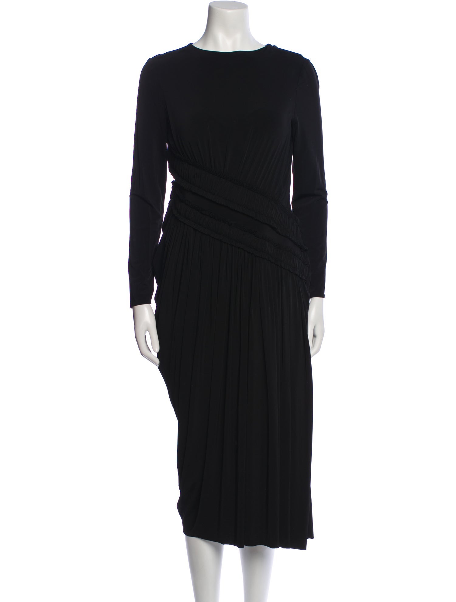 Jason Wu Collection Bateau Neckline Midi Length Dress