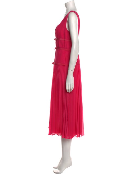 Jason Wu Collection Square Neckline Midi Length Dress