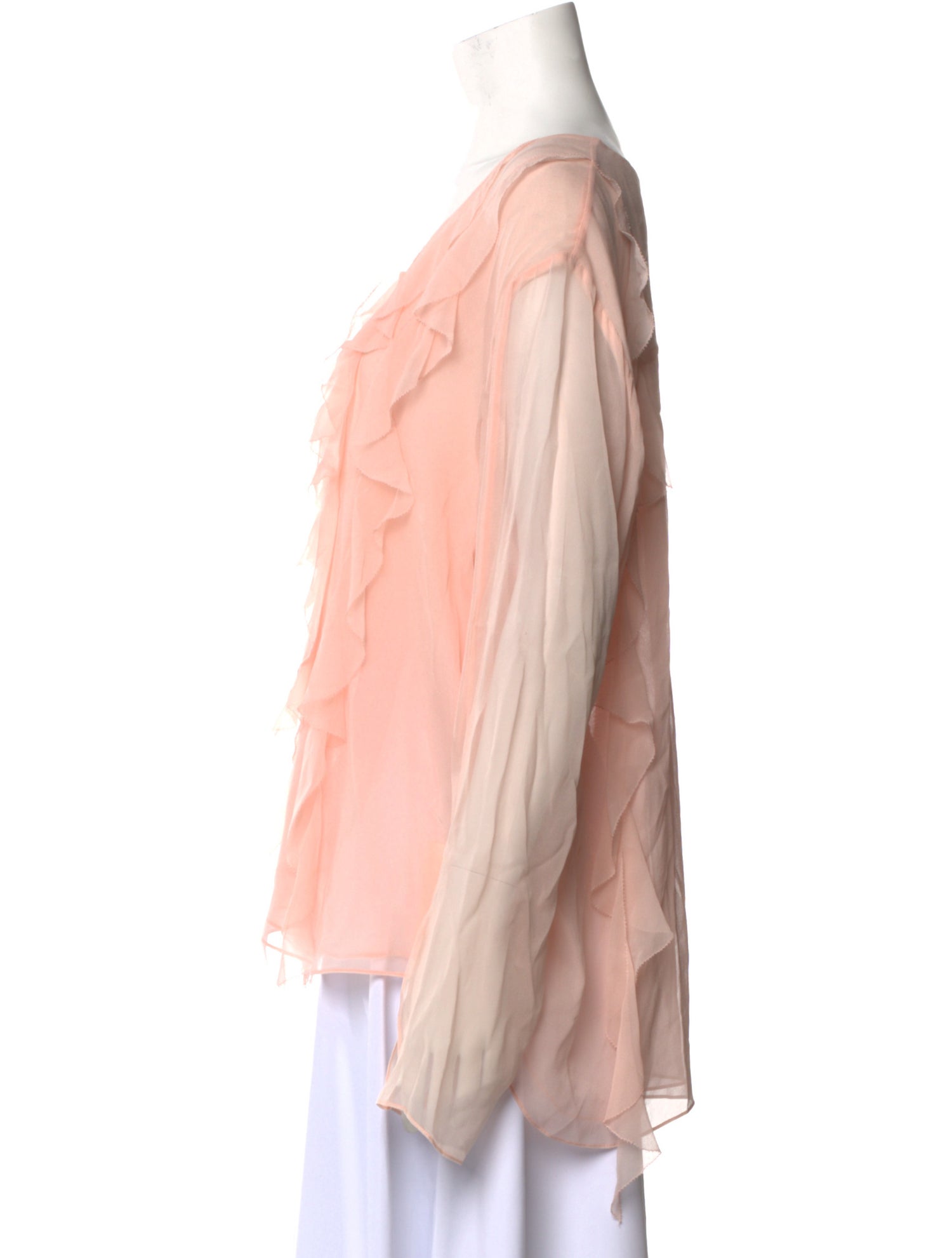 Jason Wu Collection Silk Scoop Neck Blouse