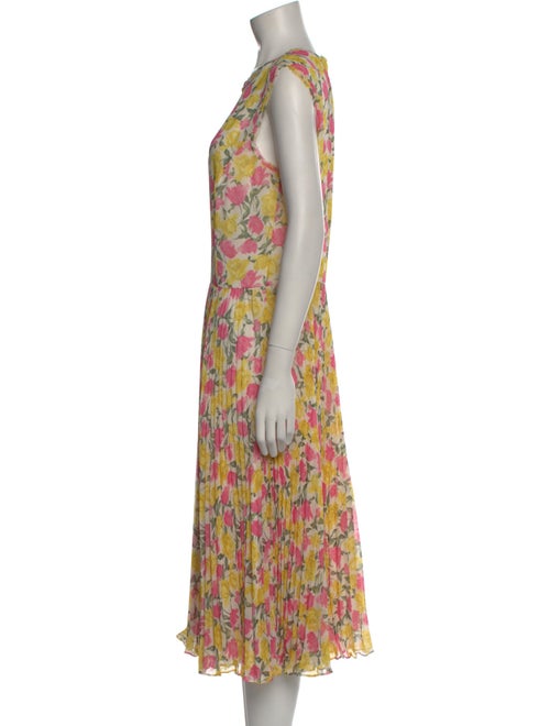 Jason Wu Collection Floral Print Midi Length Dress