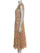 Jason Wu Collection Floral Print Midi Length Dress