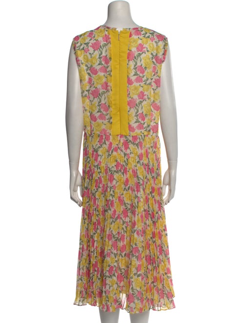 Jason Wu Collection Floral Print Midi Length Dress