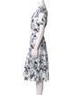 Jason Wu Collection Floral Print Midi Length Dress