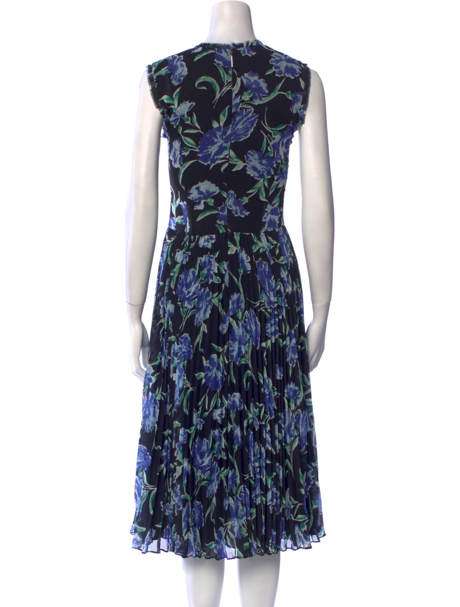Jason Wu Collection Floral Print Midi Length Dress