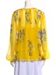 Jason Wu Collection Silk Floral Print Blouse
