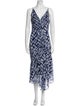 Jason Wu Collection Printed Midi Length Dress
