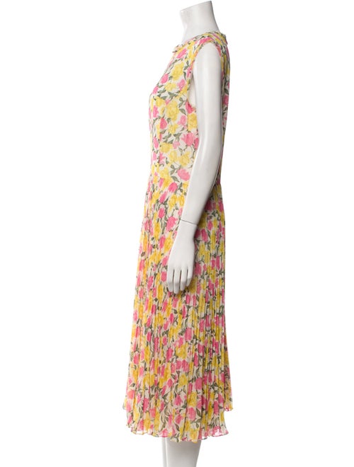 Jason Wu Collection Floral Print Midi Length Dress