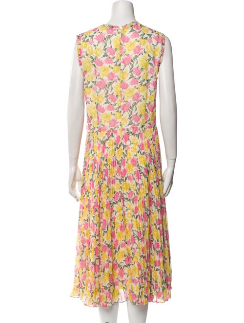 Jason Wu Collection Floral Print Midi Length Dress