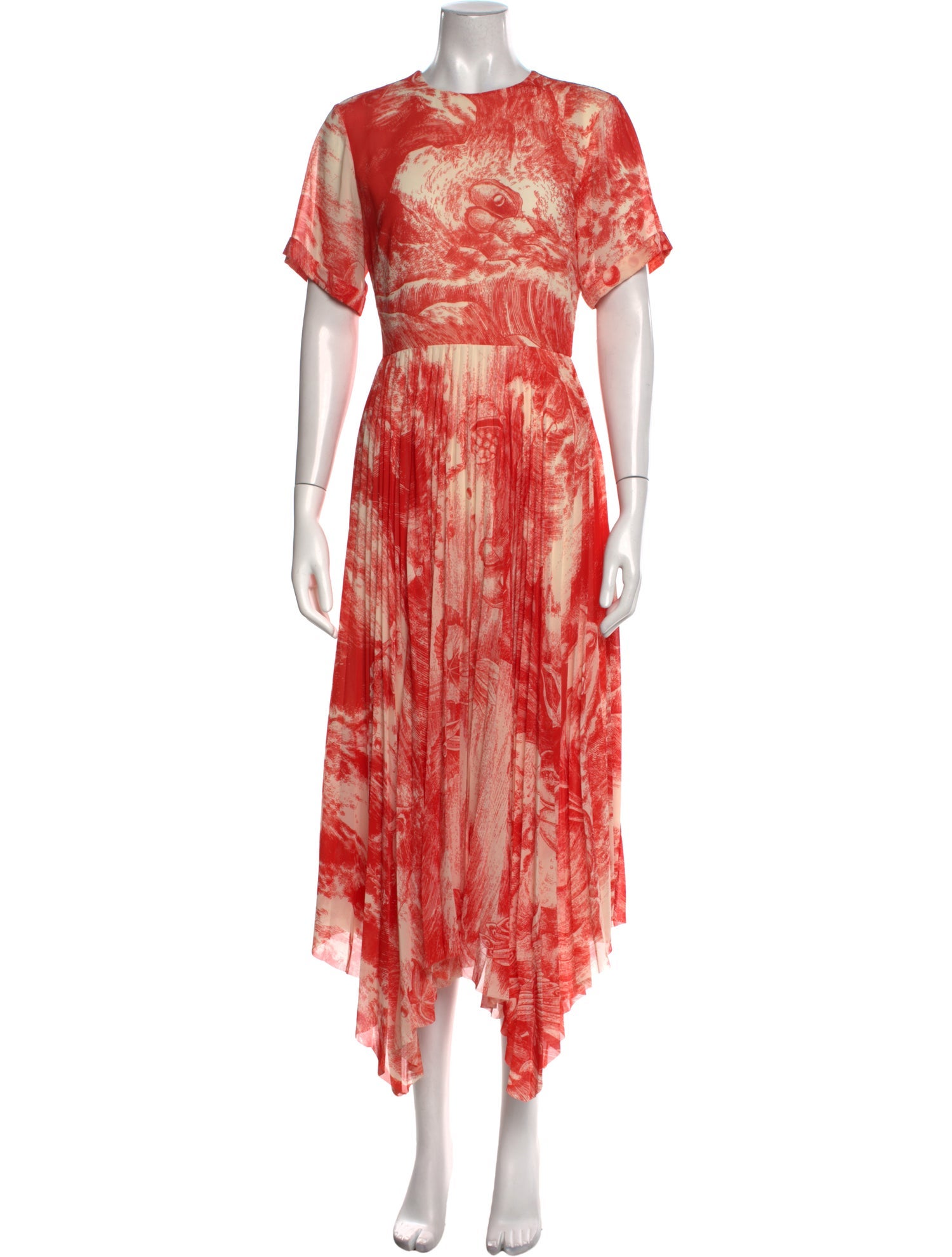 Jason Wu Collection Printed Midi Length Dress