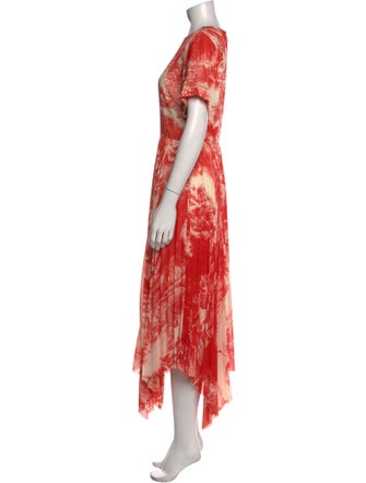 Jason Wu Collection Printed Midi Length Dress