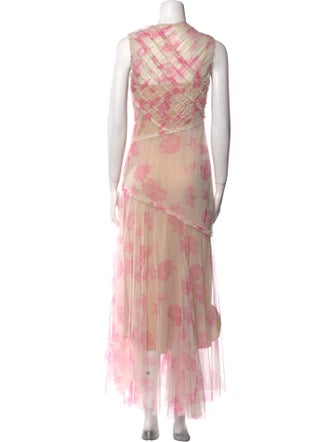 Jason Wu Collection Printed Long Dress