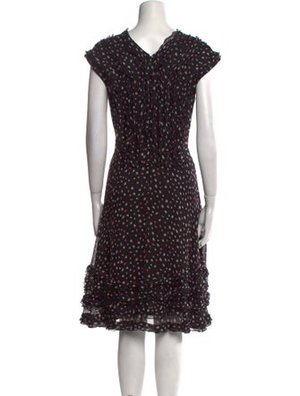 Jason Wu Collection Silk Midi Length Dress