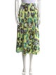 Jason Wu Collection Tie-Dye Print Midi Length Skirt