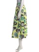 Jason Wu Collection Tie-Dye Print Midi Length Skirt