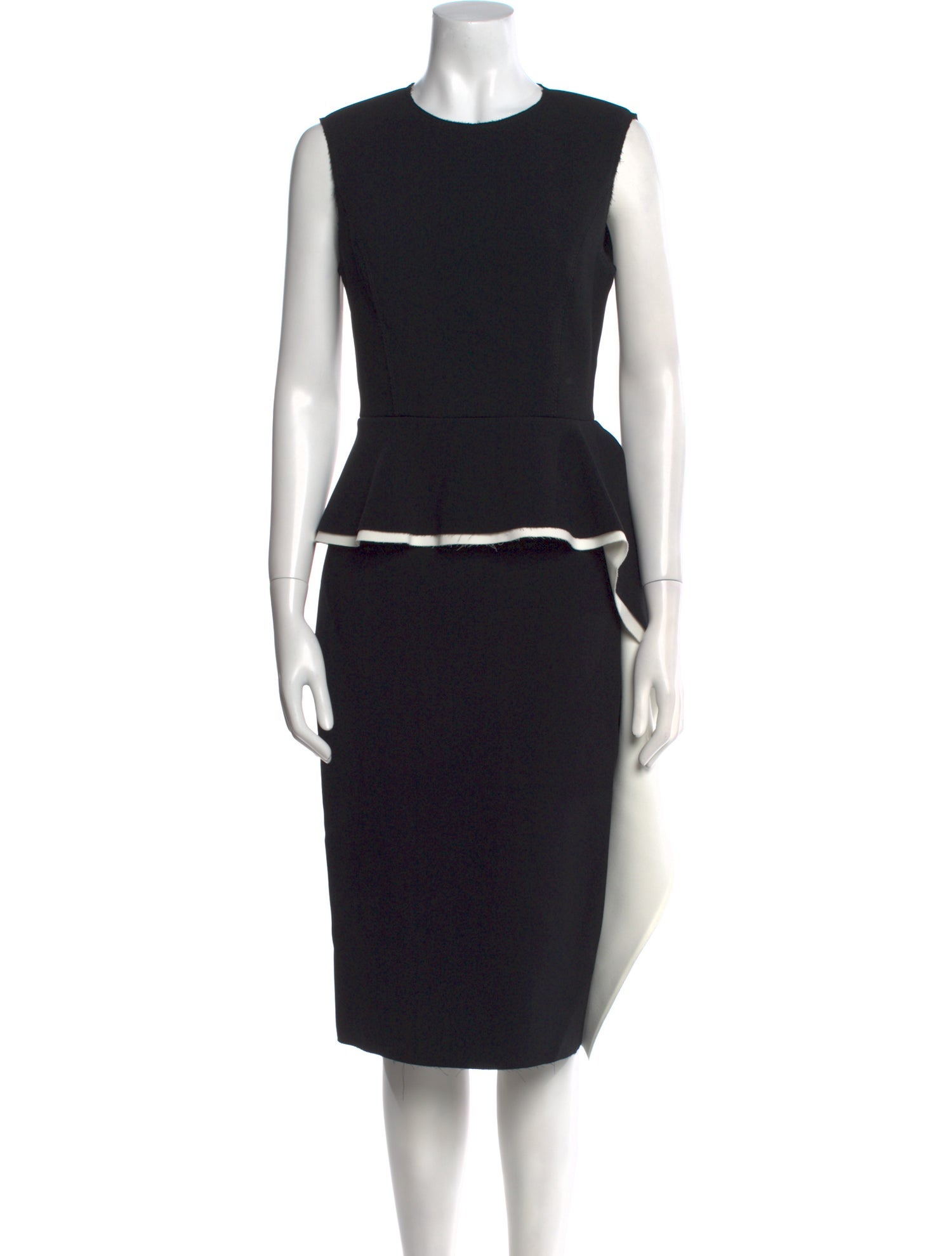 Jason Wu Collection Crew Neck Midi Length Dress